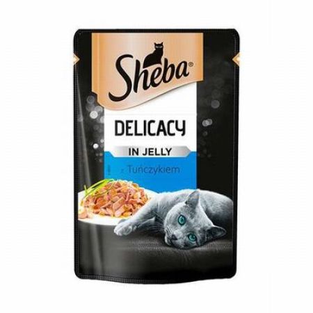 Sheba Pouch Ton Balıklı Yetişkin Kedi Konservesi 85 Gr 