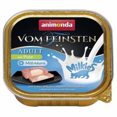 Animonda Vom Feinsten Milkies Hindi Etli ve Sütlü Yetişkin Kedi Konservesi 100 Gr 