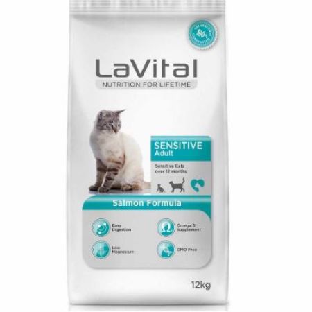 LaVital Sensitive Hassas Kedi Maması 12 KG