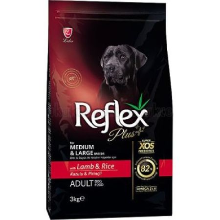 Reflex Plus Kuzulu Pirinçli Yavru Köpek Maması 3 Kg