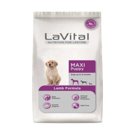 LaVital Büyük Irk Kuzu Etli Yavru Köpek Maması 3 Kg