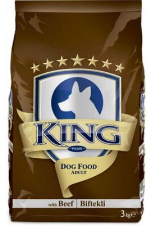 King Biftekli Yetişkin Köpek Maması 3 Kg