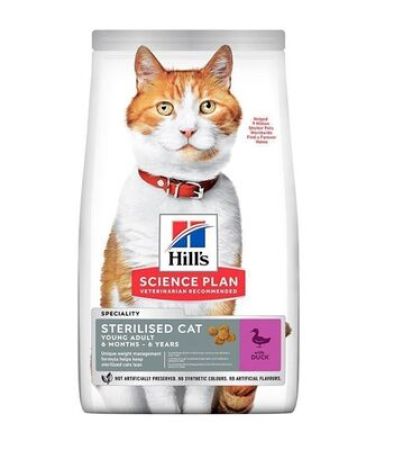 Hills Adult Ördekli Kısırlaştırılmış Yetişkin Kedi Maması 1,5 Kg