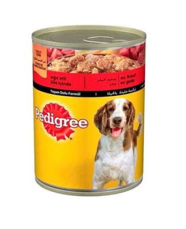 Pedigree Biftekli Jöleli Konserve Köpek Maması 400 Gr