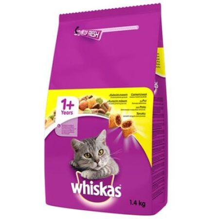 Whiskas Tavuklu Ve Sebzeli Yetişkin Kedi Maması 1,4 Kg