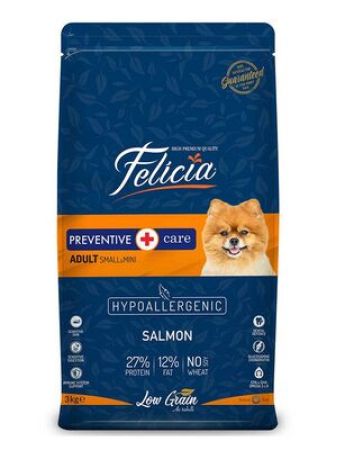 Felicia Düşük Tahıllı Somonlu Küçük Irk Yetişkin Köpek Maması 3 kg