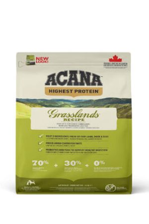 Acana Grasslands Tahılsız Kuzu Etli Ve Sebzeli Köpek Maması 2 kg