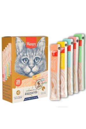 Wnapy Karışık Sıvı Kedi Ödül Maması 14gr X24