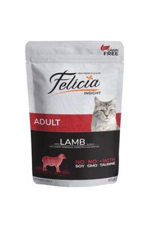 Felicia Yaş Kedi Maması Tahılsız Kuzulu 85 Gr