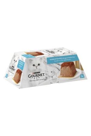 Purina Gourmet Revelations Ton Balıklı Kedi Yaş Maması 2x57gr - Kedi Pastası