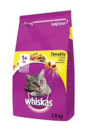 Whiskas Tavuklu Yetişkin Kedi Maması 3,8 Kg