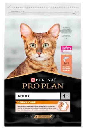 Pro Plan Derma Care Somonlu Tüy Sağlığı Destekleyici Yetişkin Kedi Maması 1,5kg