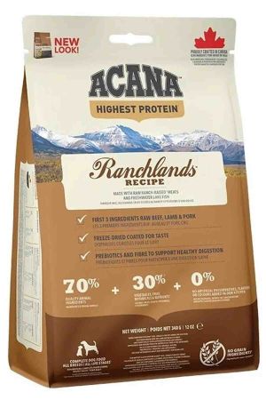 Acana Ranchlands Tahılsız Sığır Etli Yetişkin Köpek Maması  2kg