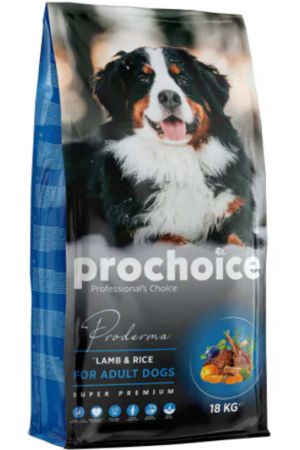 ProChoice Proderma Kuzu Eti ve Pirinçli Köpek Maması 18kg