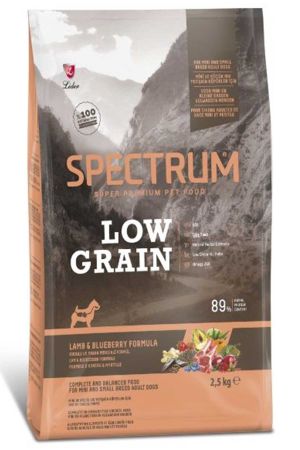 Spectrum Düşük Tahıllı Kuzulu, Yaban Mersinli Küçük Irk Yetişkin Köpek Maması 2.5kg