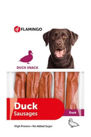 Flamingo Duck Snack Ördek Etli Sosis Köpek Ödül Maması 85gr