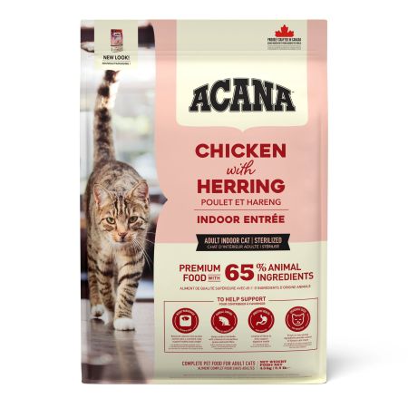 Acana Indoor Entree Tavuk ve Hindi Etli Kısırlaştırılmış  Kedi Maması 4,5kg