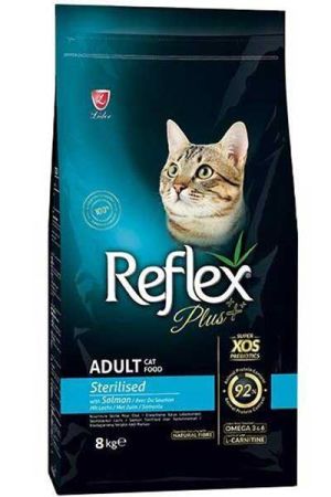 Reflex Plus Somonlu Kısırlaştırılmış  Kedi Maması 8kg