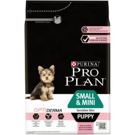 Pro Plan Sensitive Skin Small Mini Puppy Somonlu Küçük Irk Yavru Köpek Maması 3 Kg