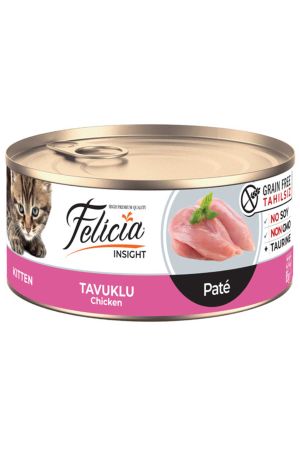 Felicia Yavru Tavuklu Yaş Kedi Maması 85gr