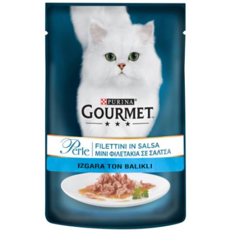 Gourmet Perle Izgara Ton Balıklı Pouch Kedi Yaş Maması 85 Gr