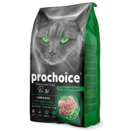 Prochoice Pro 36 Düşük Tahıllı Kuzu Etli Yetişkin Kedi Maması 2 Kg