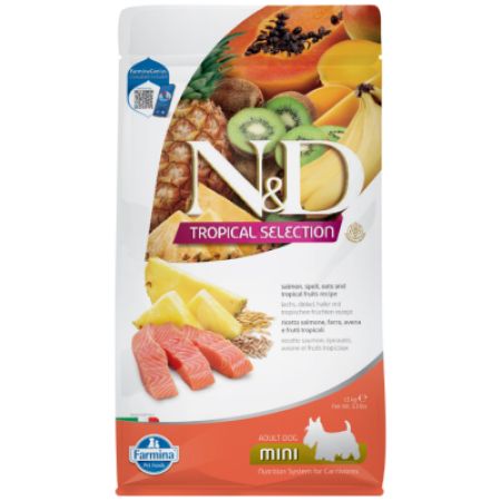 N&D Tropical Selection Somonlu Mini Adult Yetişkin Köpek Maması 1.5 Kg