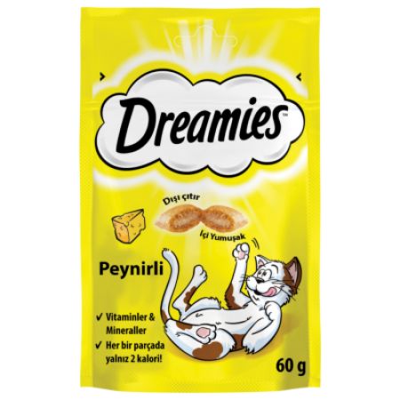 Dreamies İçi Dolgulu Peynirli Kıtır Kedi Ödül Maması 60 Gr