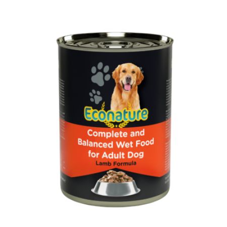 Econature Kuzu Etli Yetişkin Köpek Konserve Maması 400 Gr