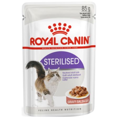 Royal Canin Sterilised Gravy Pouch Kısırlaştırılmış Kedi Yaş Maması 85 Gr