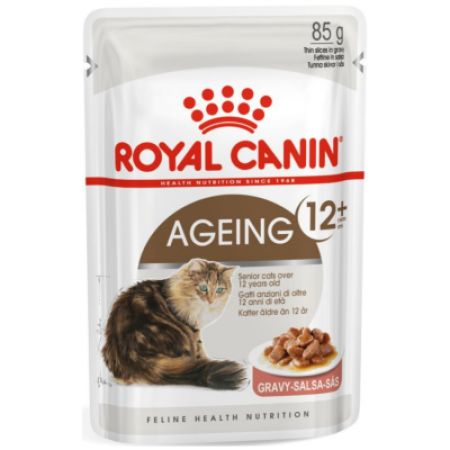 Royal Canin Ageing 12+ Gravy Pouch Yaşlı Kedi Yaş Maması 85 Gr