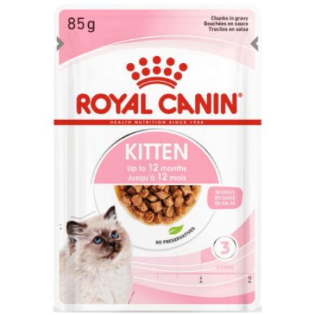 Royal Canin Kitten Gravy Pouch Yavru Kedi Yaş Maması 85 Gr