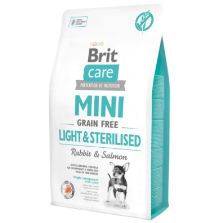 Brit Care Tahılsız Mini Light Sterilised Tavşanlı Köpek Maması 2 Kg