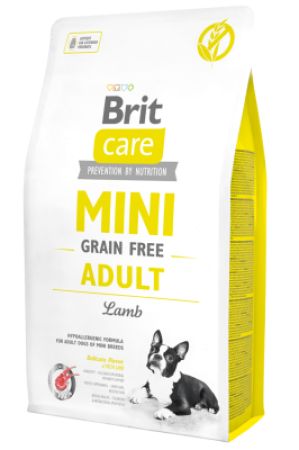 Brit Care Tahılsız Mini Adult Kuzu Etli Yetişkin Köpek Maması 2 Kg