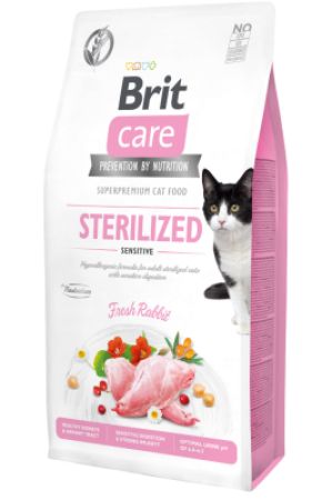 Brit Care Hypo Allergenic Tavşan Etli Tahılsız Kısırlaştırılmış Kedi Maması 7 Kg