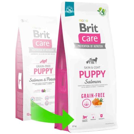 Brit Care Skin&Coat Tahılsız Somonlu Yavru Köpek Maması 12kg