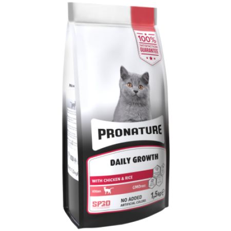 Pronature Daily Growth Kitten Tavuklu Yavru Kedi Maması 1.5 Kg