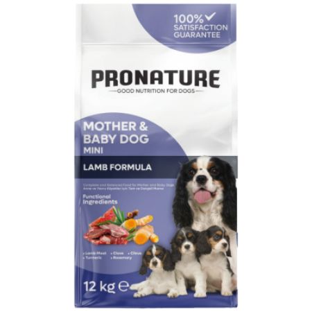 Pronature Mother & Baby Dog Kuzu Etli Anne ve Yavru Köpek Maması 12 Kg