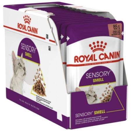 Royal Canin Sensory Smell Gravy Pouch Kedi Yaş Maması 85 Gr 12 Adet