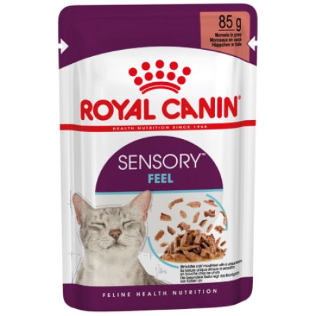 Royal Canin Sensory Feel Gravy Pouch Kedi Yaş Maması 85 Gr