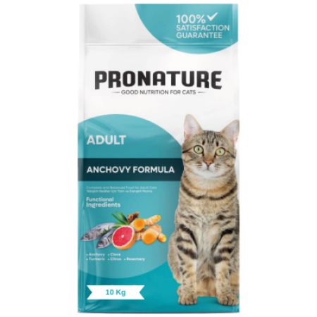 Pronature Daily Protect Anchovy Hamsili ve Pirinçli Yetişkin Kedi Maması 10 Kg