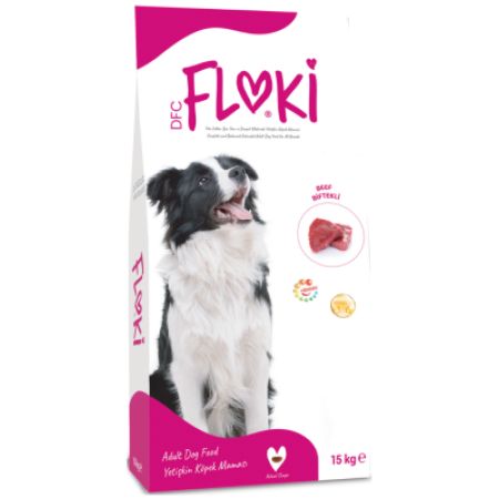 Floki Biftekli Yetişkin Köpek Maması 15 Kg