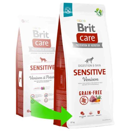 Brit Care Sensitive Digestion & Skin Geyikli Tahılsız Yetişkin Köpek Maması 12kg