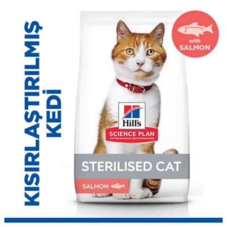 Hill's SCIENCE PLAN Sterilised Somonlu Kısırlaştırılmış Kedi Maması 10 Kg