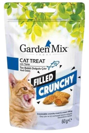 Garden Mix Ton Balıklı İçi Dolgulu Kedi Ödül Maması 60gr