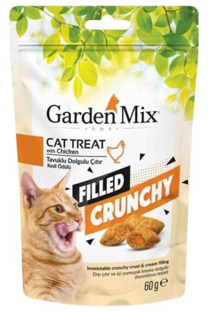 Garden Mix Tavuklu İçi Dolgulu Kedi Ödül Maması 60gr