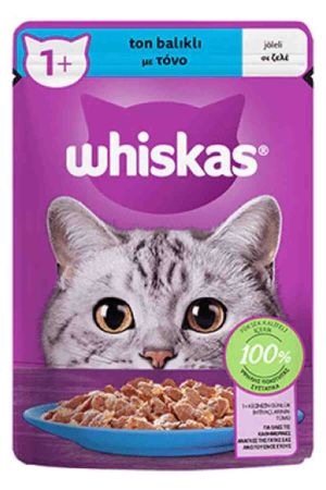 Whiskas Ton Balıklı Jöleli Yetişkin Kedi Konservesi 85gr