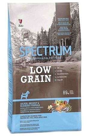 Spectrum Düşük Tahıllı Somonlu Hamsili ve Yaban Mersinli Küçük Irk Yetişkin Köpek Maması 2.5kg+600gr