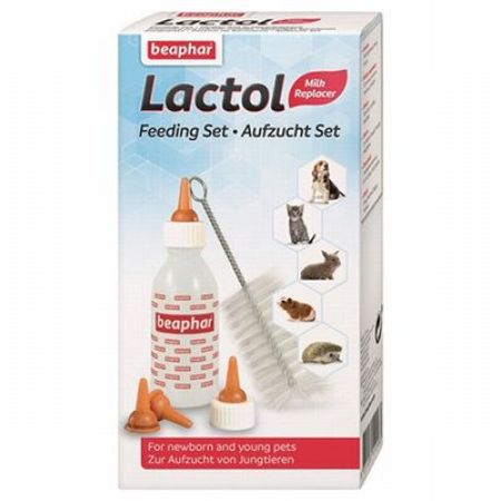 Beaphar Lactol Feeding Kedi ve Küçük Irk Yavru Köpek Biberon Seti 