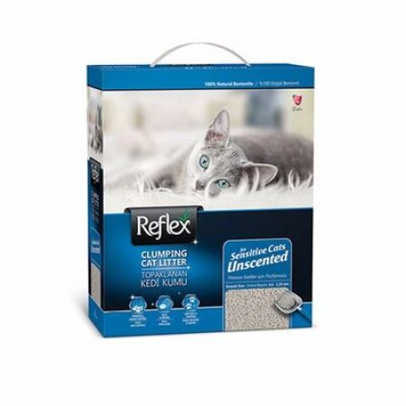 Reflex Sensitive Unscented Kokusuz Topaklanan Kedi Kumu 10 Lt 